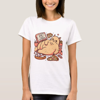 Diet Starts Tomorrow – The Ultimate Cheat Day Cat T-Shirt