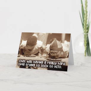 Diet Struggle Humour - Everyday Greeting Card