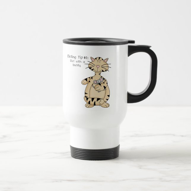 Diet with a Buddy - Travel Mug (Right)