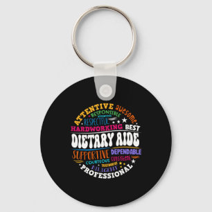 Dietary Aide Life Appreciation Healthcare Workers Key Ring