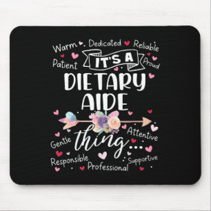 Dietary Aide Squad Team Crew Rock Week Mother's Da Mouse Mat