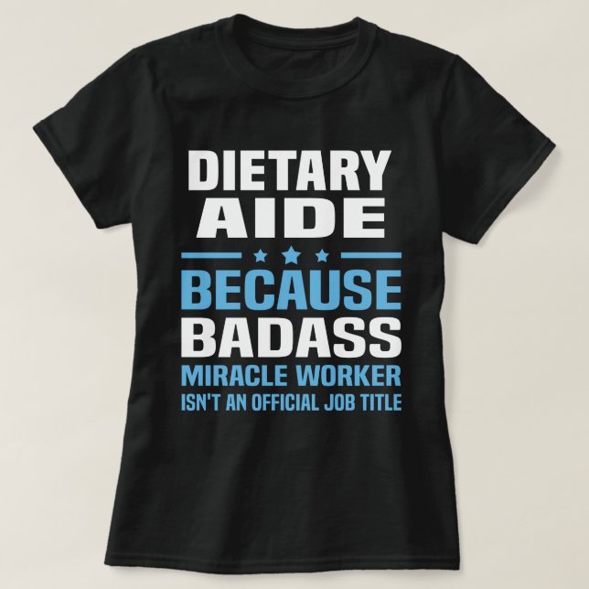 Dietary Aide T-Shirt (Design Front)