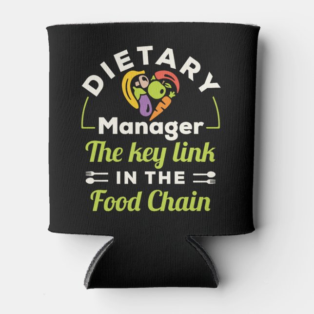 Dietary Manager the Key Link in the Food Chain Can Cooler (Front)