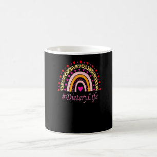 Dietary Nurse Leopard Rainbow Nurse's Week Coffee Mug