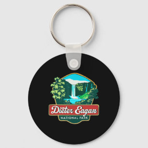 Dieter Eagan National Park Hiking Camping Wildlife Key Ring