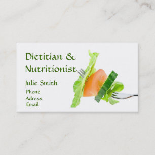 Dietician Business Card