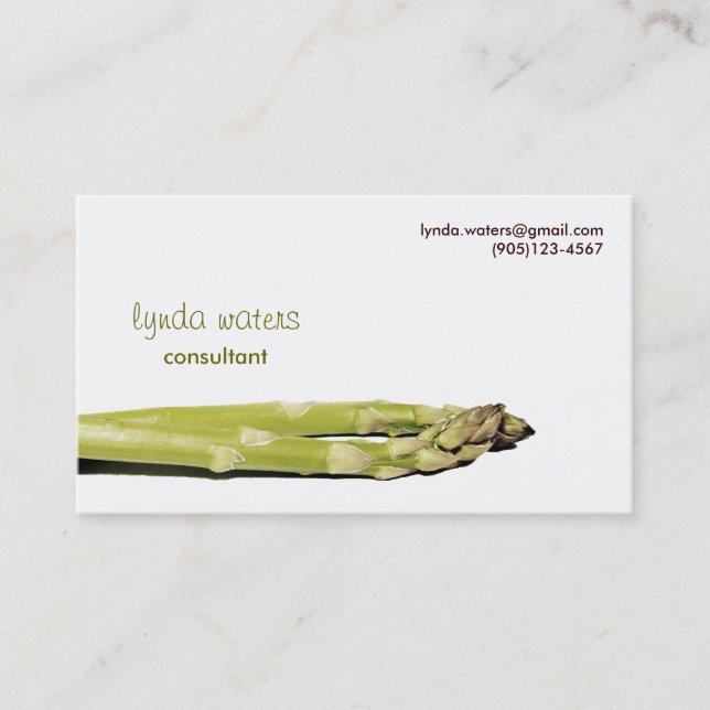dietician business card template (Front)