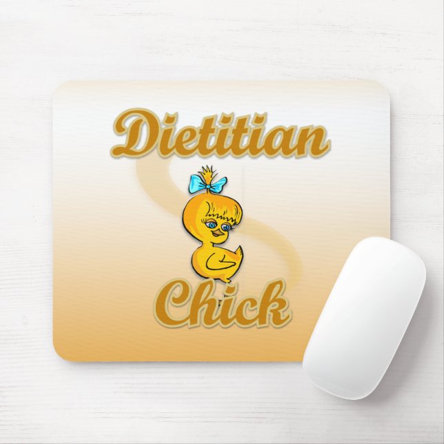 Dietician Chick Mouse Mat (With Mouse)