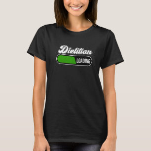 Dietician Loading Nutritionist Dietary Diet Graph T-Shirt