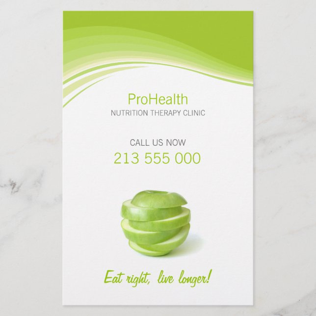 Dietician / Nutrition Therapy flyer (Front)