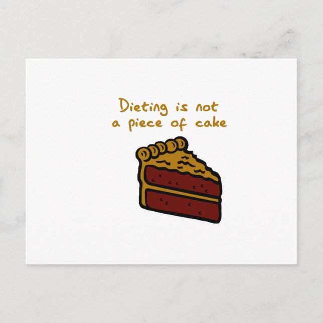 DIETING POSTCARD (Front)