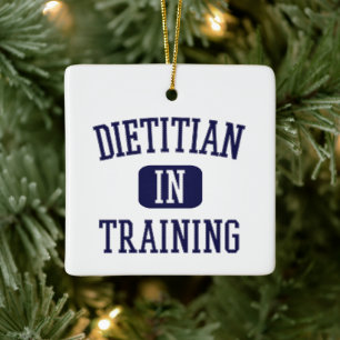 Dietitian In Training   Future Dietitian Gift Ceramic Ornament