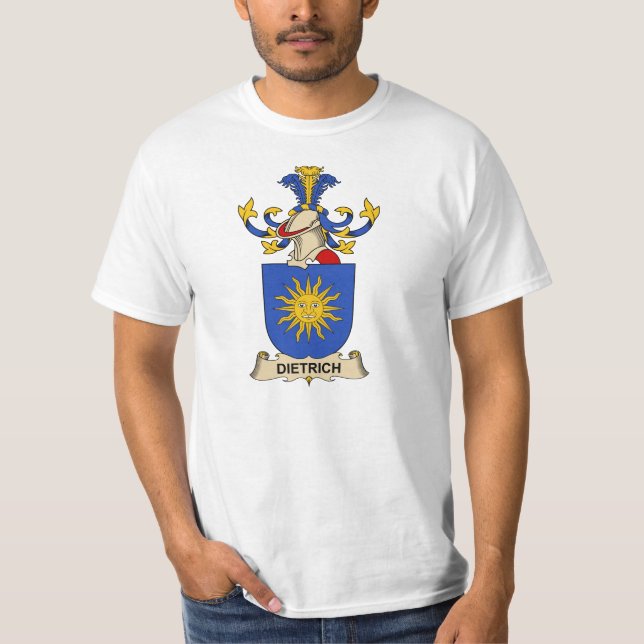 Dietrich Family Crests T-Shirt (Front)