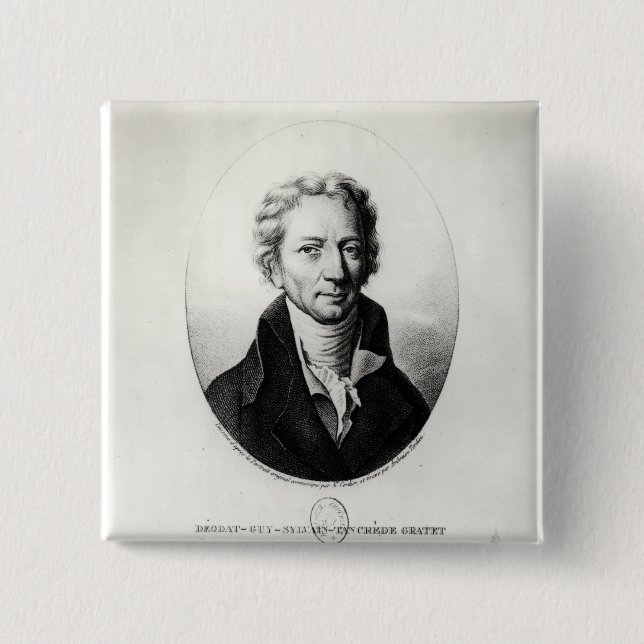 Dieudonne Dolomieu 15 Cm Square Badge (Front)