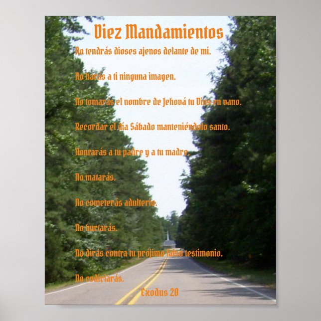 Diez Mandamientos - Camino Celestial Poster (Front)