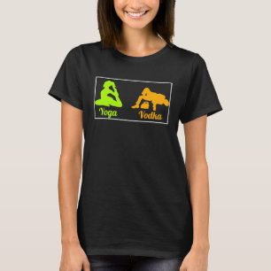 Difference Between Yoga And Vodka St Patricks Day T-Shirt