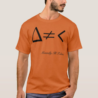 Difference does not equal less than T-Shirt