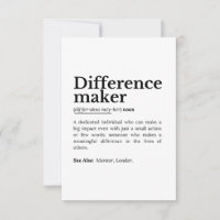 Difference Maker – Inspirational Quote