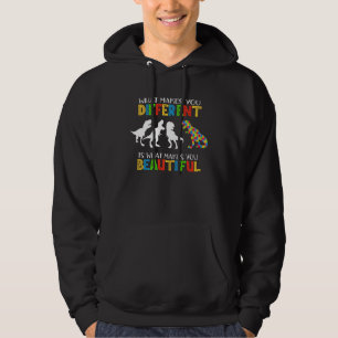 Different Beautiful Autism Awareness Puzzle Piece Hoodie