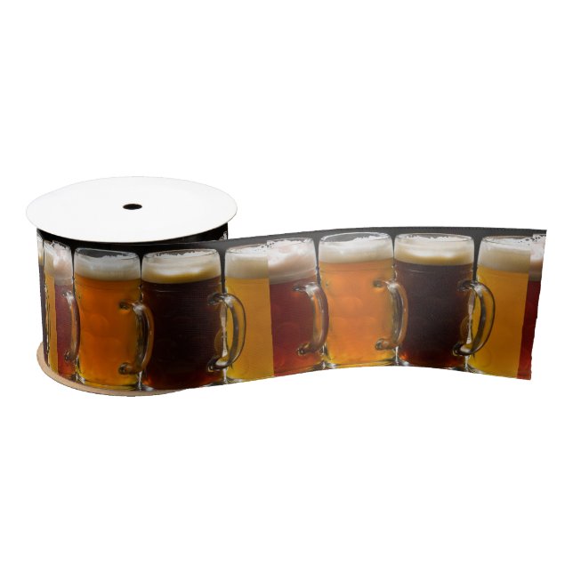 different beers satin ribbon (Spool)