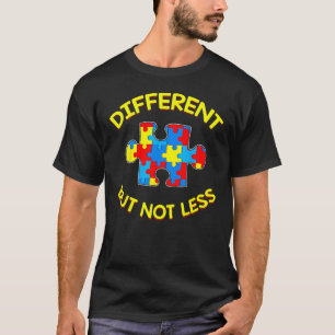 Different But Not Less Autism Awareness Puzzle Gi T-Shirt