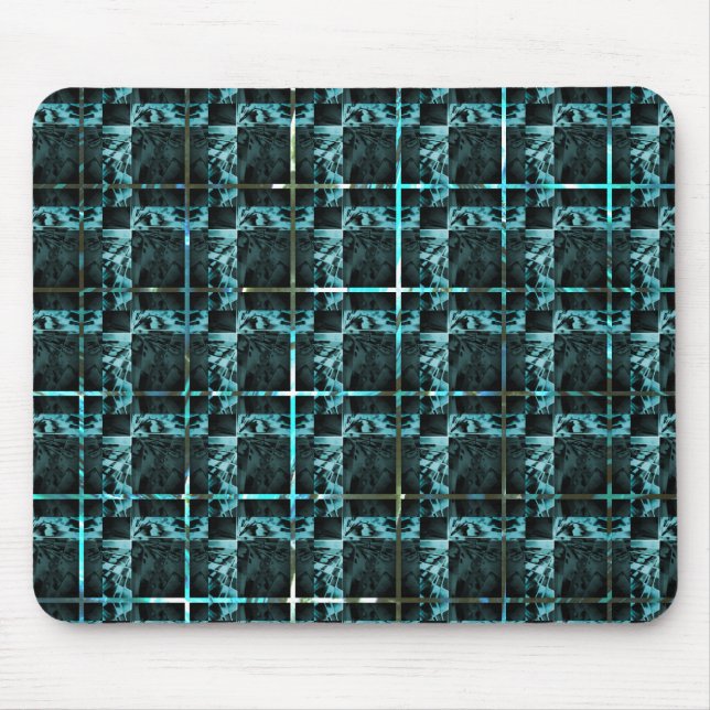 Different chess, squares or image under grid? mouse mat (Front)