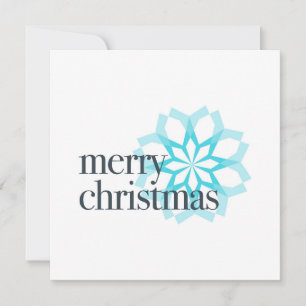 Different, classical design of "Merry Christmas" Holiday Card