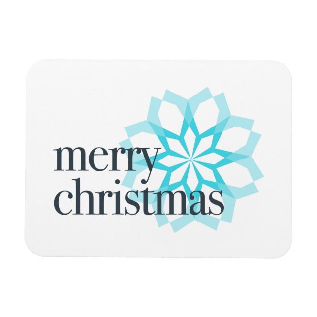Different, classical design of "Merry Christmas" Magnet (Horizontal)