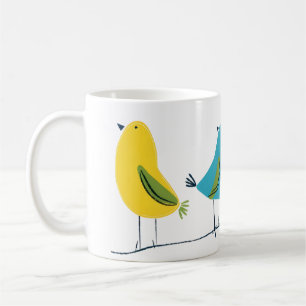 Different Colored Birds on a MUG