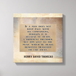 Different Drummer ---- Canvas Print