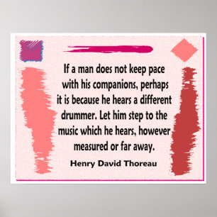 Different Drummer Poster