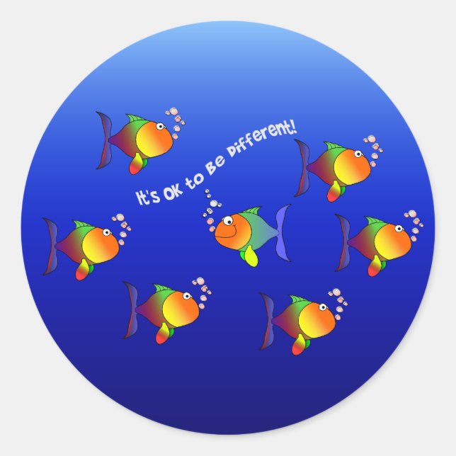 Different fish stickers (Front)
