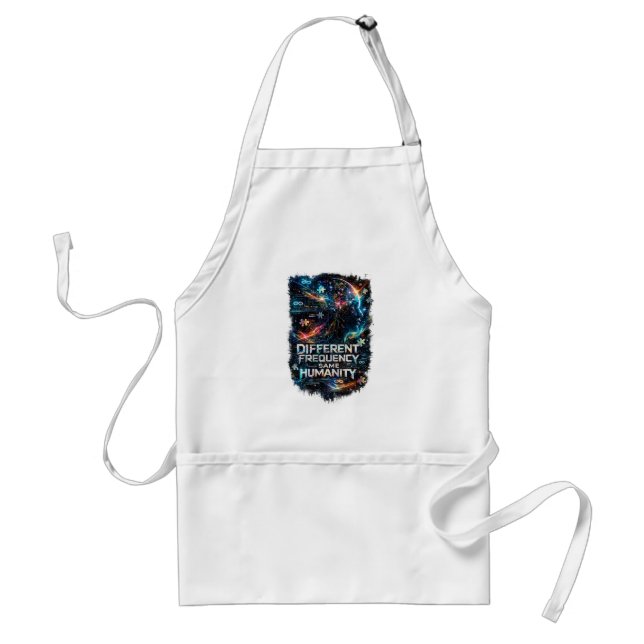 Different Frequency Art Standard Apron (Front)