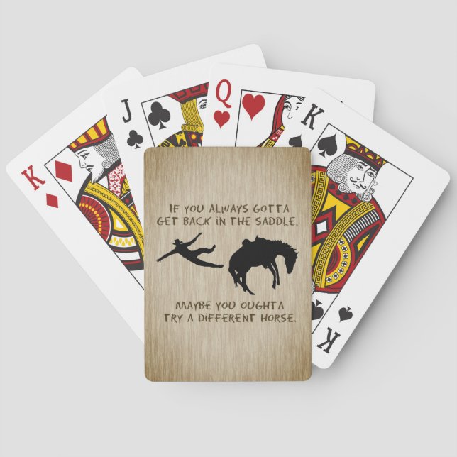 Different Horse Playing Cards (Back)