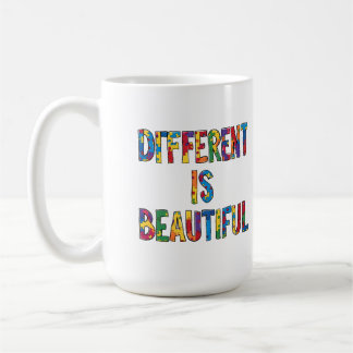Different Is Beautiful - Autism Awareness Coffee Mug