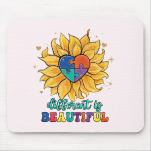 Different is Beautiful Autism Mouse Mat