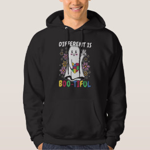 Different Is Boo-Tiful Autism Awareness Halloween Hoodie