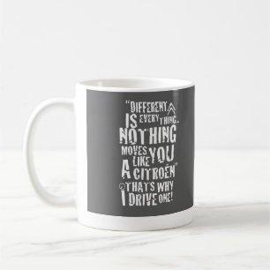 Different is Everything Citroen mug