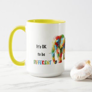 Different is okay mug