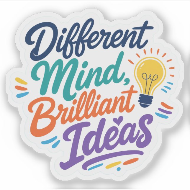 Different Mind Brilliant Ideas Autism ADHD (Front)