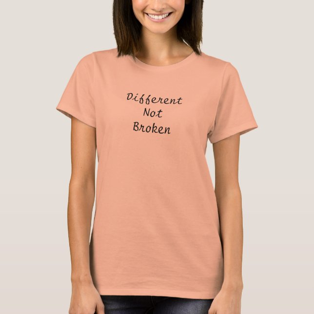 Different Not Broken Mental Health Shirt (Front)