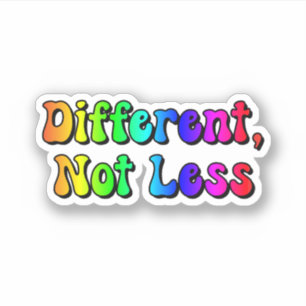 Different, Not Less Rainbow Neurodiversity