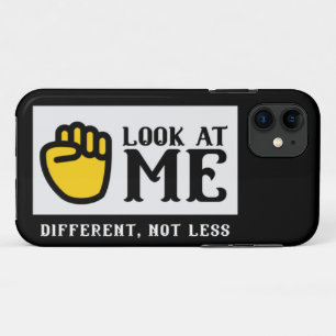 DIFFERENT, NOT LESS sign language awareness        iPhone 11 Case