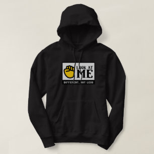 DIFFERENT, NOT LESS sign language awareness Hoodie