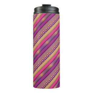 Different patterns pink colours   thermal tumbler