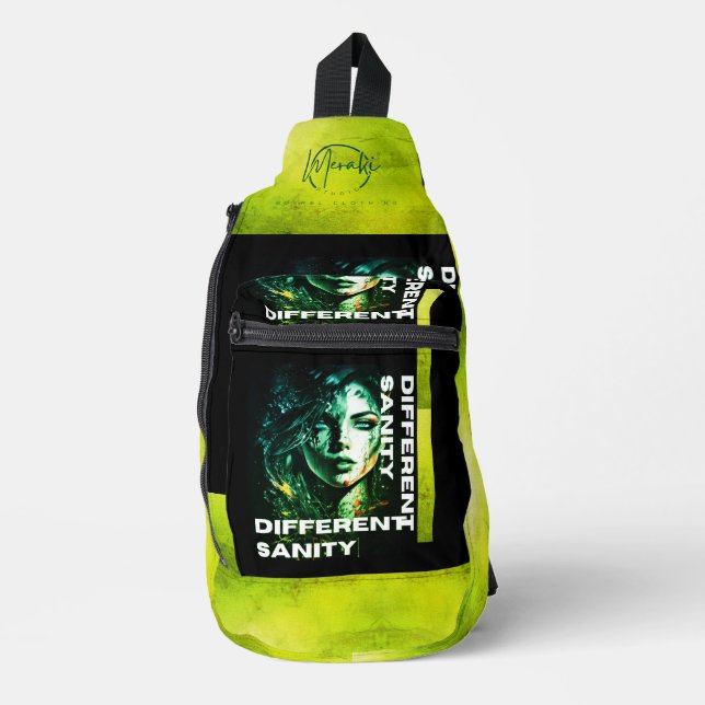 Different Sanity T-Shirt Sling Bag (Front)