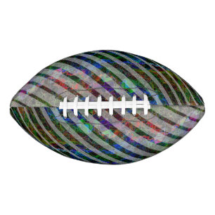 Different stripes and scratched squares of lines american football