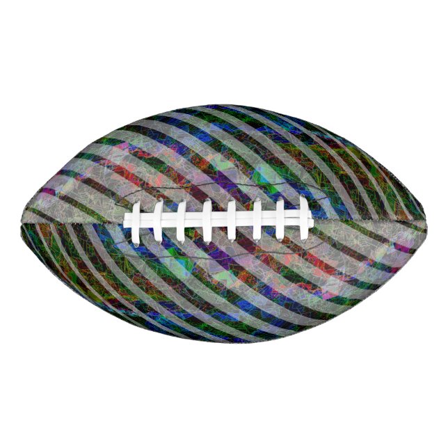 Different stripes and scratched squares of lines american football (Front)