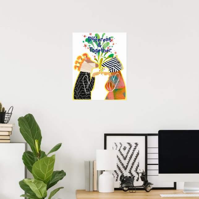 Different & Together --Pride Month 2026 Poster (Home Office)