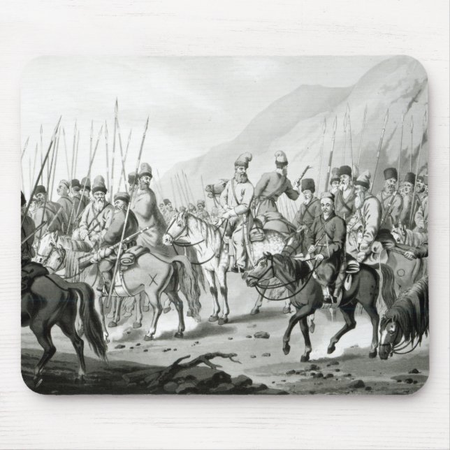 Different Tribes of Russian Cossacks Mouse Mat (Front)